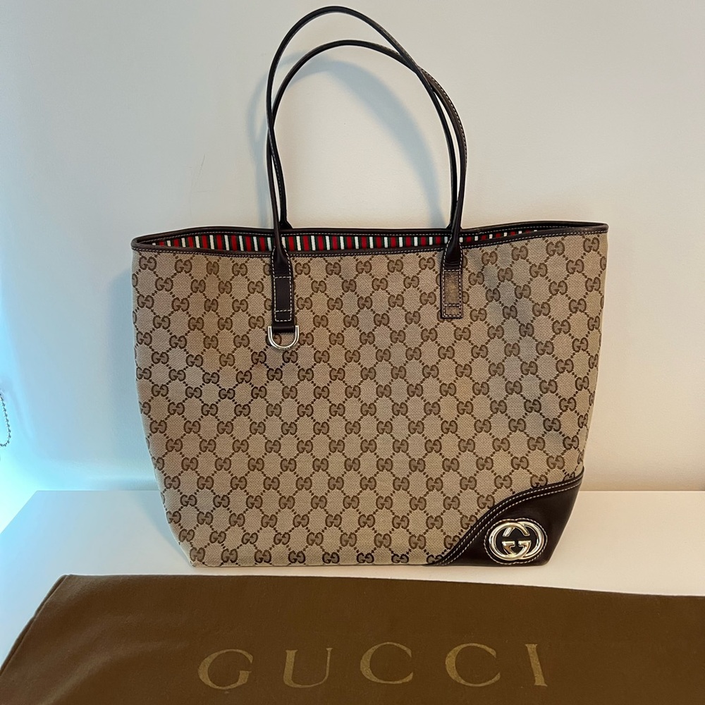 Gucci GG canvas tote bag